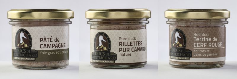 Ensemble rillettes, confit et pt - Ducs de Montrichard